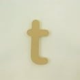 thumbnail image 2 of Package of 1, 14 Inch X 3/4" Thickness MDF Letter t in The Gotham Rounded Font, Thick, Lower Case for Art & Craft Project, Made in USA, 2 of 4
