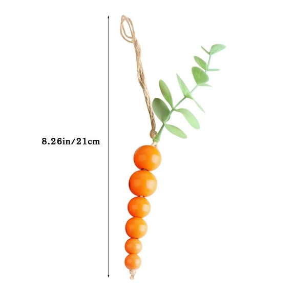 Easter Wooden Beads Carrots Wooden Beads European And Popular Home Decoration Hanging Accessories