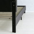 thumbnail image 5 of Furinno Laval Button Tufted Bed Frame, 12PC Slat Style, Stone, King, 5 of 9