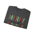 thumbnail image 2 of Women's Merry and Bright Christmas Holiday Sweatshirt, 2 of 3
