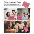 thumbnail image 4 of Funda con teclado D DINGRICH para iPad 9ª generación 10.2" inalámbrica, 4 of 8