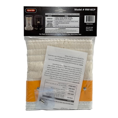 Dyna-Glo RW16CP Replacement Wick with Ignitor For WK95C8, RMC-95C6, RMC-95C6B and Similar Heaters