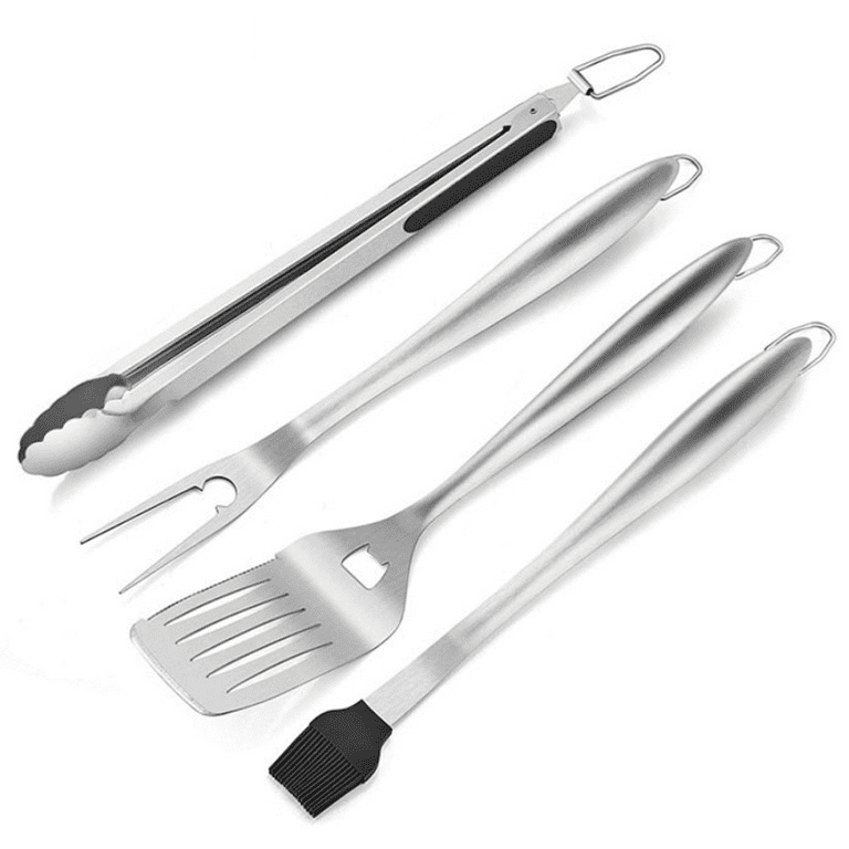 Grill Set Heavy Duty Bbq Accessories Bbq Tool Set 4Pcs Gifts