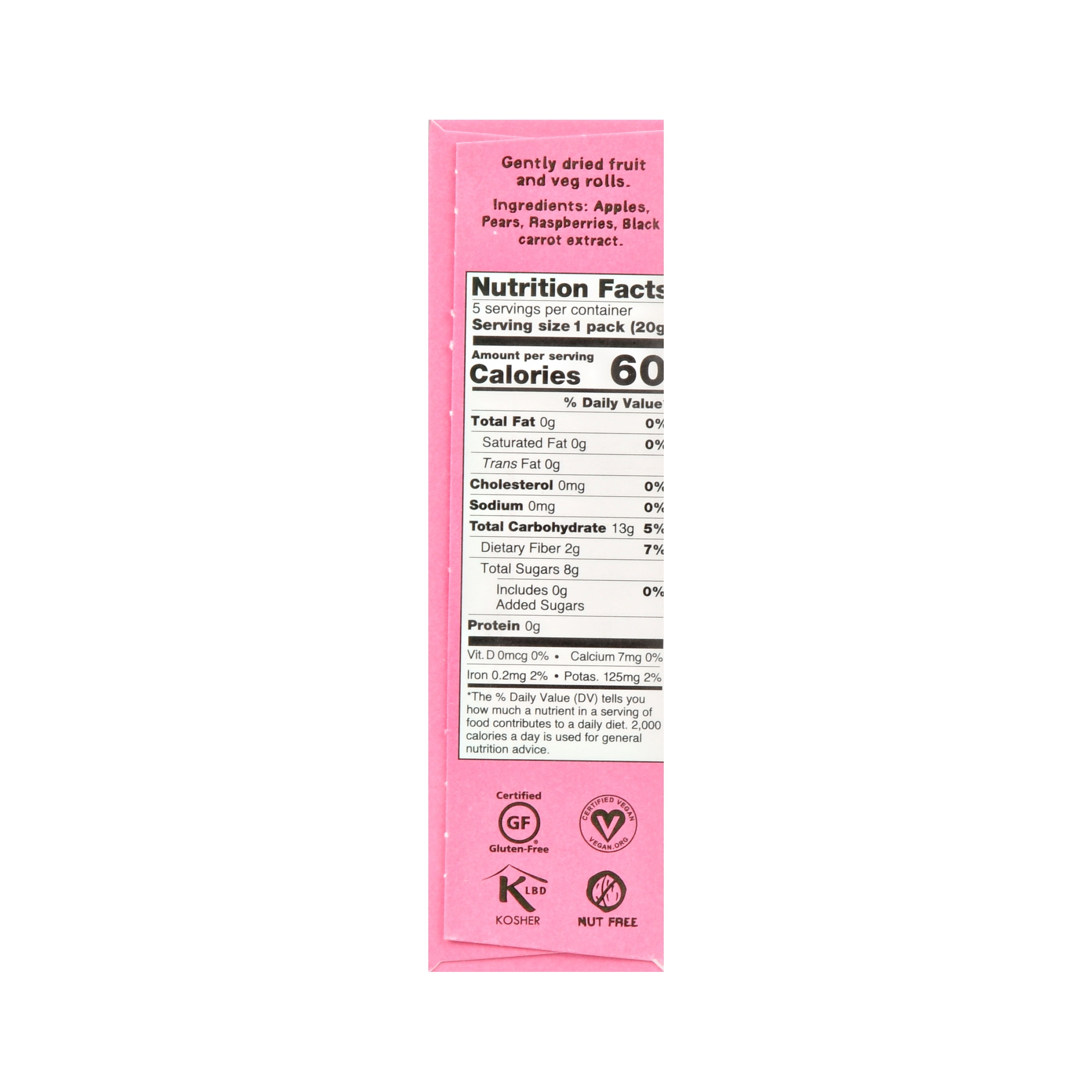Bear Yoyo Raspberry Real Fruit Roll - Multipack, 3.5 Ounce -- 6 per case.