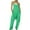 Green, variant on Babysbule Womens Overall Jumpsuit Pants Fashion Women Casual Cold Shoulder Suspender Wide Pocket Leg Pant