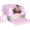 Light Pink, variant on Large Covered  Litter Box with Scoop,Enclosed  Toilet |  Enclosure,Wide Top Opening,Odor Containment Design,Durable PP Construction,Easy-Clean,Roomy for Adult Cats