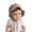 Grey, variant on Xijirk Baby Ruffled Brim Sun Hat Soft Organic Upf 50 Plus with Adjustable Chin Strap Gentle Cozy Headwear for Outdoor Play and Beach Travel,Grey,6 Months-2 Years