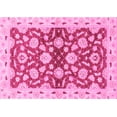 thumbnail image 1 of Ahgly Company Indoor Rectangle Oriental Pink Traditional Area Rugs, 8' x 10', 1 of 4