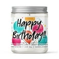 thumbnail image 2 of Happy Birthday Candle - Birthday Cake Scented Candle - Sweet Vanilla & Buttery Cake Scent for a Joyful Ambiance - 9/16oz 100% All-Natural Handmade Soy Wax Candle, 2 of 9