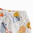 thumbnail image 6 of Summer Boys Girls 2 Piece Outfits Boys Short Suit Adorable Crocodile Summer Vibes Print T-Shirt and Plaid Shorts Outfit, 6 of 7