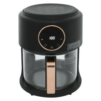 4.2L/3.81Qt Airy Fryer, 110V Glass Air Fryer, 360° Viewable Airy Fryer 1200W