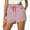 Light Pink, variant on Hienoo Women's Casual Drawstring Pocket Shorts Solid Plain Weave Beach Shorts, Sizes S-XXL