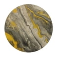 thumbnail image 4 of Orinice Marble Yellow Paint Abstract Round Table Cover Stain Resistant Washable Indoor Outdoor Tablecloth Kitchen Dining Wedding Parties Waterproof 100% Polyester Fiber 38-42, 4 of 8