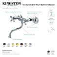 thumbnail image 3 of Kingston Brass KS216C Robinet de Lavabo Central Réglable - Chrome Poli, 3 of 3
