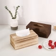 thumbnail image 6 of Household Wooden Tissue Box Pumping Box Napkin Box Wood Wet Tissue Holder Dispenser Home Napkin Organizer Storage Boxs, 6 of 7