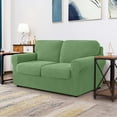 thumbnail image 2 of CHUN YI Stretch Checks Spandex Sofa Cover Separate Backrests Cushions Cover Slipcover, 2 of 5