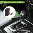 thumbnail image 3 of Unique Bargains Gear Shift Knob Cover for Dodge Journey 2011-2020 Anti-Slip Pebbled Black Red Stick Shifting Handle Protector Faux Leather 1 Pc, 3 of 6