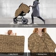 thumbnail image 6 of Car Seat Cover Baby - Leopard print brown Breathable Infant Car Seat Cover for Baby Carseat, Lightweight Comfort Baby Essentials Must Haves Newborn Stuff for Girl Boy, 6 of 7