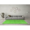 thumbnail image 3 of Ahgly Company Indoor Round Abstract Green Modern Area Rugs, 8' Round, 3 of 4