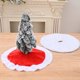 thumbnail image 3 of Falda de árbol de Navidad alfombra de suelo de árbol de Navidad Mini alfombra de árbol suave a cuadros decoración de Navidad decoración de Navidad para el hogar adorno de Año Nuevo, 3 of 4