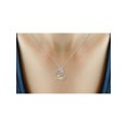 thumbnail image 4 of JewelersClub Mom Necklace Two Tone Sterling Silver Necklace for Women – Beautiful Accent White Diamonds + 0.925 Two Tone Sterling Silver Mother Daughter Necklace – Mothers Day Necklaces for Women, 4 of 4