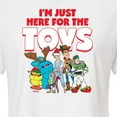 thumbnail image 3 of Toy Story - Here For The Toys - Juniors Cropped Cotton Blend T-Shirt, 3 of 5