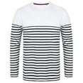 thumbnail image 1 of Front Row Mens Long Sleeve Breton Stripe T-Shirt, 1 of 4