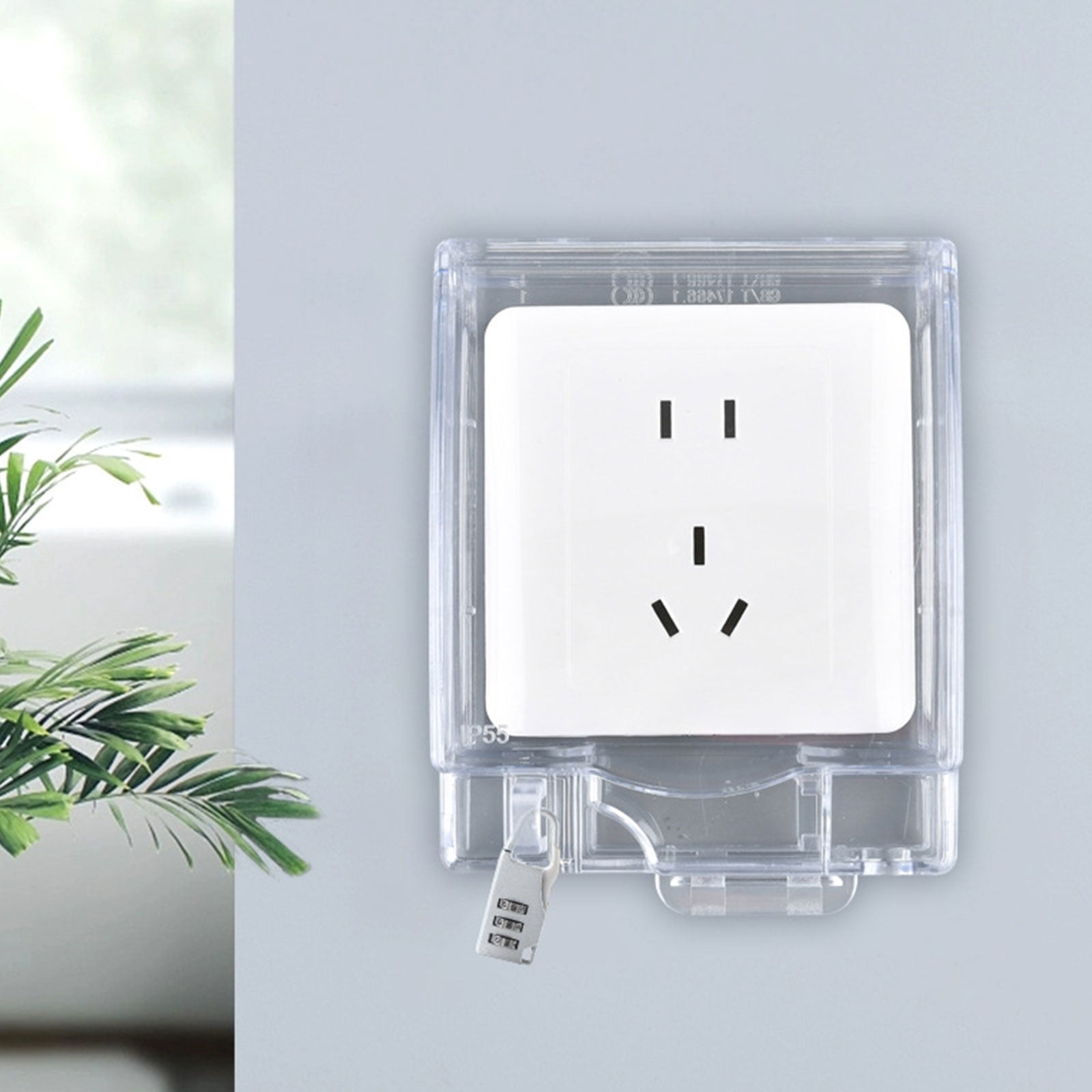 86 Type Wall Switches Cover Splashproof Box Outdoor Socket Waterproof Box Dustproof Plastic Electrical Outlet Cover