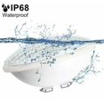 thumbnail image 4 of 12W IP68 Waterproof LED Pool Light with Remote, RGBW 7 Colors 15 Lighting Modes, 12V DC/AC Submersible Lamp, 4 of 5