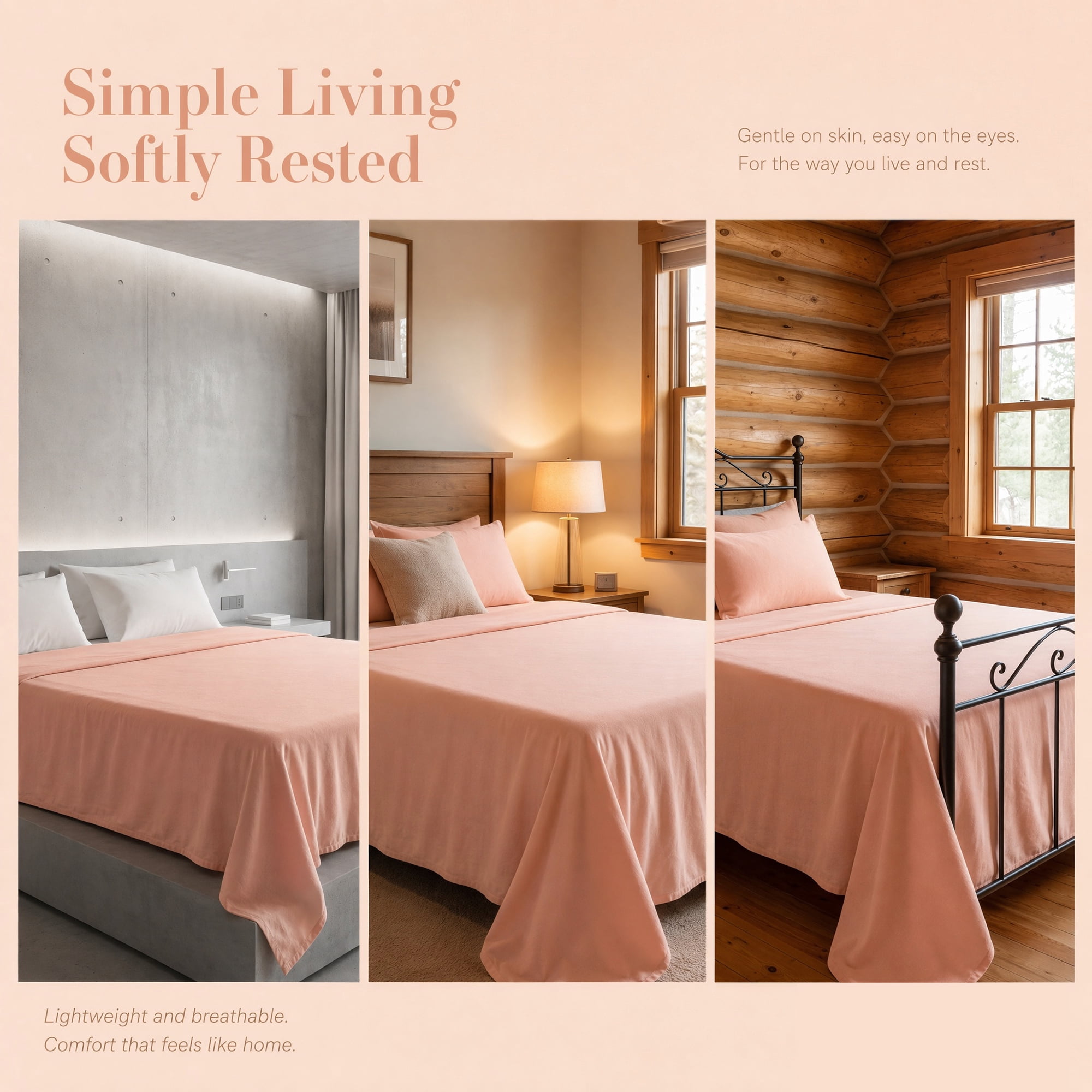 Unique Bargains Microfiber Breathable Flat Bed Sheet Cozy Bedding for Bedroom Pink 91"x91"