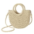 thumbnail image 1 of Bolso bandolera de paja Youjaree para mujer, tamaño pequeño, beige, 1 of 7