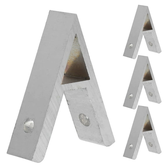 CIMAXIC 4Pcs Versatile Aluminum Angle Bracket 45 Degree Adjustable Corner Connector for Structural Support