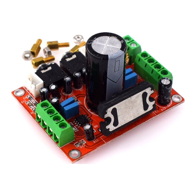 Injueey Accesorio de placa amplificadora TDA7850, piezas de sonido universales montadas en coche, 4 canales DC 12V 4X50W, accesorios de placas Electrónica miscelánea
