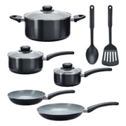 GoodCook Ceramic Nonstick, 10pc Set, Black