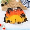 thumbnail image 4 of ATOGUTA Boys Swimming Shorts Quick Dry Boys Swim Trunks Bathing Suit Kids Swimwear with Pockets Size 4T-15, Multicolor, 4 of 5