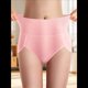 thumbnail image 5 of Ropa Interior Triangular Transpirable de Color Sólido para Mujer, Cintura Alta, Control de Abdomen y Levantamiento de Cadera. Rosa M, 5 of 9