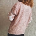 thumbnail image 3 of Chandail de Noël pour Femmes, Tricoté Décontracté, Mode, Imprimé, Cardigan Chaud, Col Rond, Fermeture Mi-Longue, 3 of 6