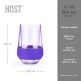 thumbnail image 4 of Host Freeze XL Cooling Cup, Double Wall Insulated Tumbler, 12oz, Set of 4, 4 of 16