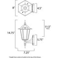 thumbnail image 2 of Maxim 3000 Builder Cast 14" 1 Light Wall Sconce, 2 of 2