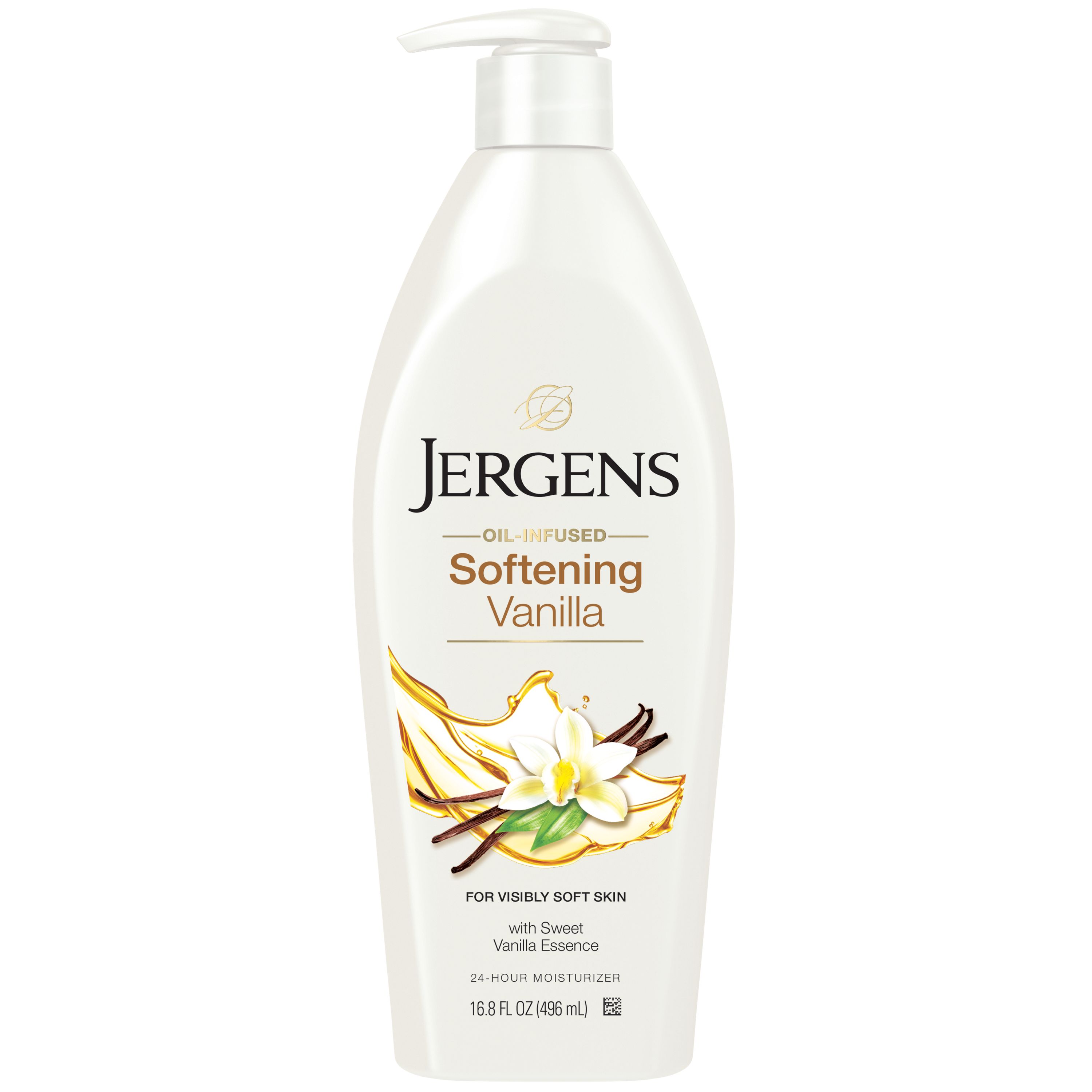 Jergens Softening Vanilla OilInfused Moisturizer, 16.8 fl. Oz