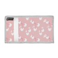 thumbnail image 2 of JIALIOU Nylon Trifold Card Wallet with ID Window Zipper Pocket for Men Women Teen Lovely Pink Cherry, 2 of 7