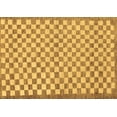 thumbnail image 1 of Ahgly Company Indoor Rectangle Checkered Brown Modern Area Rugs, 2' x 4', 1 of 4