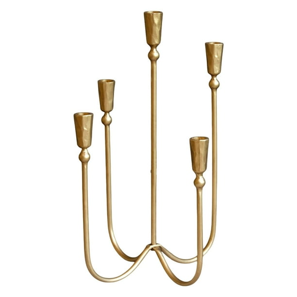 Candelabro de 5 cabezas, candelabro, decoración del hogar, estilo retro, regalo decorativo, candelabro, candelabros para aniversarios y