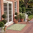 thumbnail image 4 of Safavieh Courtyard Nanda Botanical Indoor/Outdoor Area Rug, Olive/Natural, 2'7" x 5', 4 of 16