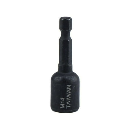 

1/4 Inch Shank Socket Adapter Power Drill Air Screwdriver Alloy Steel Hex Tap Die Socket Adapter 8pcs
