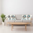 thumbnail image 4 of Ambesonne Cartoon Throw Pillow Cover 4 Pack, Feed Me Words Shark, 16", Multicolor, 4 of 7