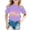 1-Purple422, variant on Kiijoy Toddler Girls Birthday Short Sleeve T-Shirt Letter Print Soft T Shirt, Sizes 1-2