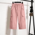 thumbnail image 6 of TRUBKH Shorts for Women Drawstring Shorts Elastic Waistband Trendy Lounge Shorts Gym Clothes for Woman Women Gym Shorts Womens Athletic Shorts Capri Pants Board Shorts Comfy Pants Pink 2XL, 6 of 9