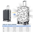 thumbnail image 4 of Rateoe Hand Drawn Turtle Printed Luggage Cover, Suitcase Protector Fits 18-32 Inch Luggage-, 4 of 7