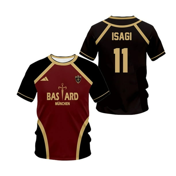 Camiseta Anime Manga Corta Cosplay Bastard Munchen Moda Casual Deportes Oversize Gao Jiahui unisex